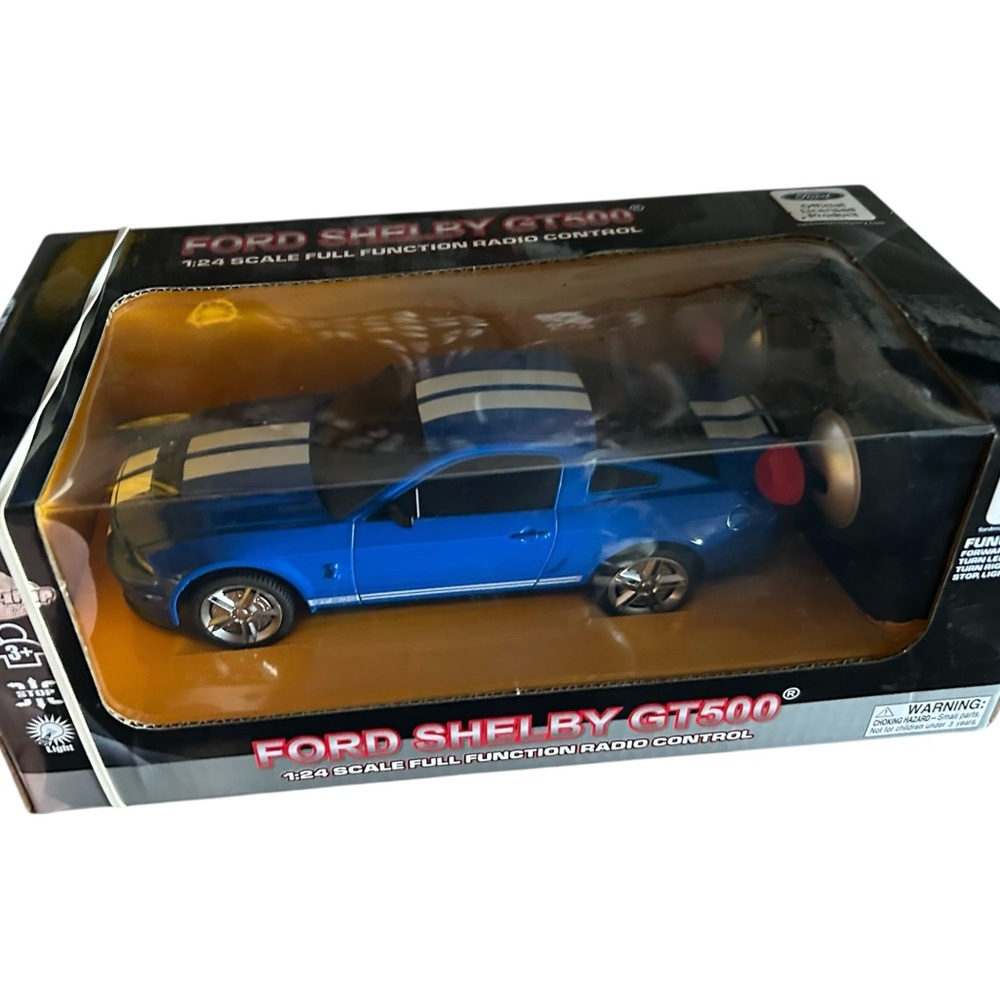 Ford Shelby GT500 Blue RC Car